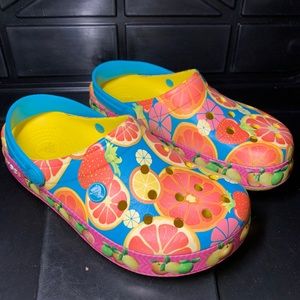Crocs Crocband Fruit Clog Style Sandals Size 8